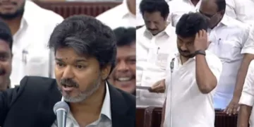 Tamil Nadu CM Vijay Joseph, Udhayanidhi Stalin (Left to Right)