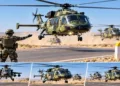 Indian Army conducts drill on national highway near Pakistan border