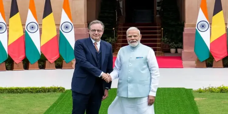 Belgian PM De Wever and Prime Minister Modi