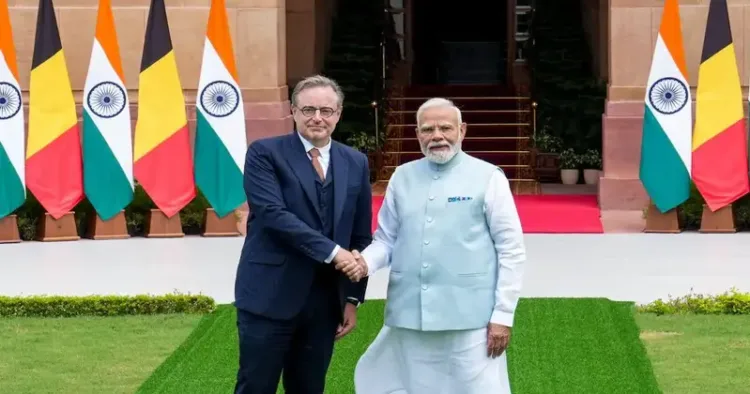 Belgian PM De Wever and Prime Minister Modi