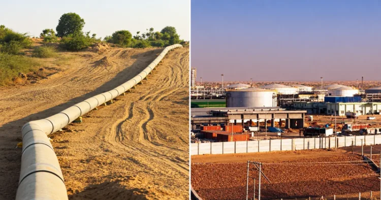 The oil fields of Rajasthan
