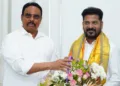 Danam Nagender with Telangana CM Revanth Reddy (File Photo)