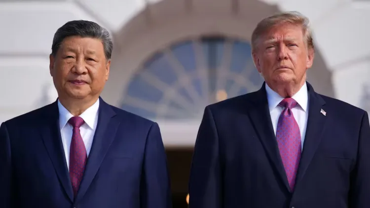 Chinese President Xi Jinping & US President Donald Trump