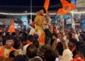 Ganapati murti visarjan procession at T. Narasipura on September 18