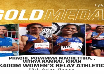 Asian Games 2026: India Wins Women’s 4x400m Gold; Pahal, Poovamma, Prachi, Vithya Shine