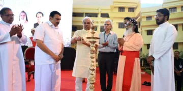 Kerala Governor Rajendra Vishwanath Arlekar inaugurates the silver jubilee celebrations of Mar Baselios College of Engineering and Technology
