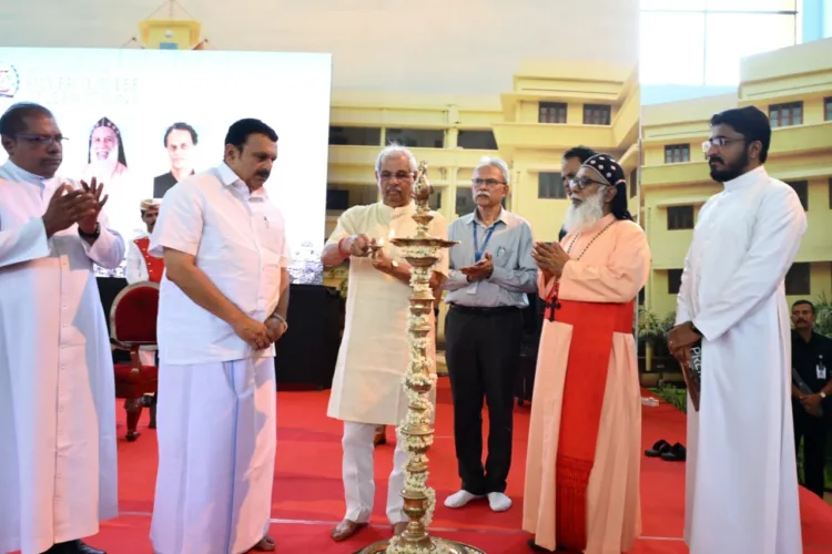 Kerala Governor Rajendra Vishwanath Arlekar inaugurates the silver jubilee celebrations of Mar Baselios College of Engineering and Technology
