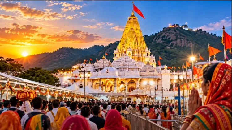 Lakhs of Devotees Throng Gujarat’s Ambaji Shaktipeeth for Bhadarvi Poonam 2026 and Sacred Yantra Darshan