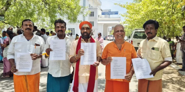 Hindu Tamilar Katchi leaders