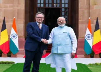 Belgium PM Bart De Wever and Prime Minister Narendra Modi