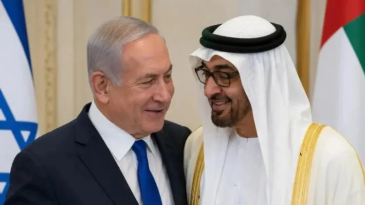 Israel PM Benjamin Netanyahu and the President of UAE Sheikh Mohamed bin Zayed