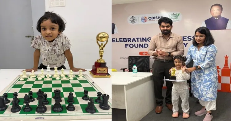4-Year-Old Odisha Girl Elena Mishra creates history