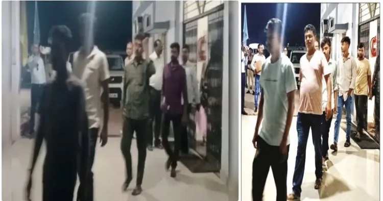 Bilaspur Police detains 23 people from the Sirgitti area.