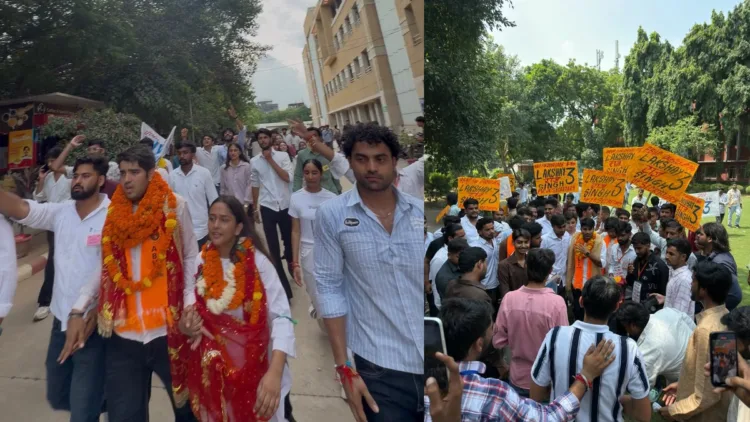 DUSU Elections: ABVP’s Student Outreach Intensifies Ahead of Polls