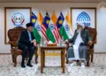 Malaysian Prime Minister Anwar Ibrahim meeting with Indian Grand Mufti Kanthapuram AP Aboobacker Musliyar in Keralam