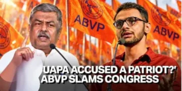 Akhil Bharatiya Vidyarthi Parishad (ABVP) National Secretary Shravan B. Raj strongly condemned Karnataka Congress President B. K. Hariprasad’s statement describing Umar Khalid as a ‘nationalist’