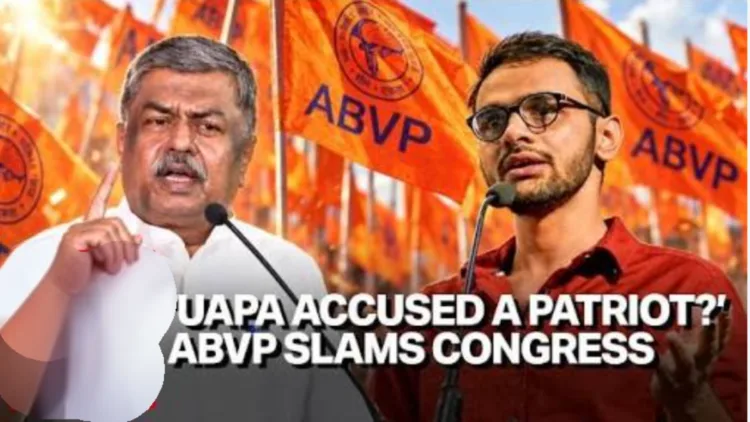Akhil Bharatiya Vidyarthi Parishad (ABVP) National Secretary Shravan B. Raj strongly condemned Karnataka Congress President B. K. Hariprasad’s statement describing Umar Khalid as a ‘nationalist’