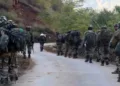 Armed security personnel