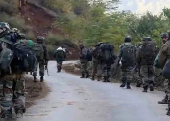 Armed security personnel