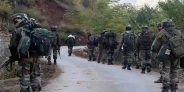 Armed security personnel