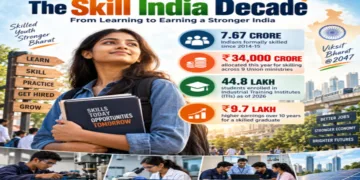Skill India 2.0: From Training Millions to Linking Skills With Jobs and Wages (This image is generated from AI)