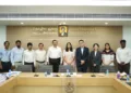 Mr. Sunjoon Hong, Team Lead, Global Business Team, HD KSOE, Korea, along with his team, met the Tamil Nadu Minister for Industries Ms. Keerthana and Additional Chief Secretary, Industries, Dr.S. Vijayakumar, IAS, along with senior officials of the Government of Tamil Nadu, at the Secretariat on September 9, 2026.