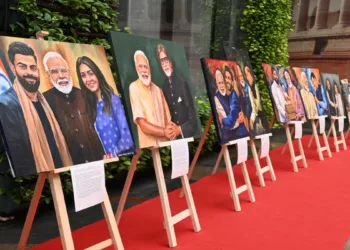 Exhibition showcases PM Modi’s journey through art