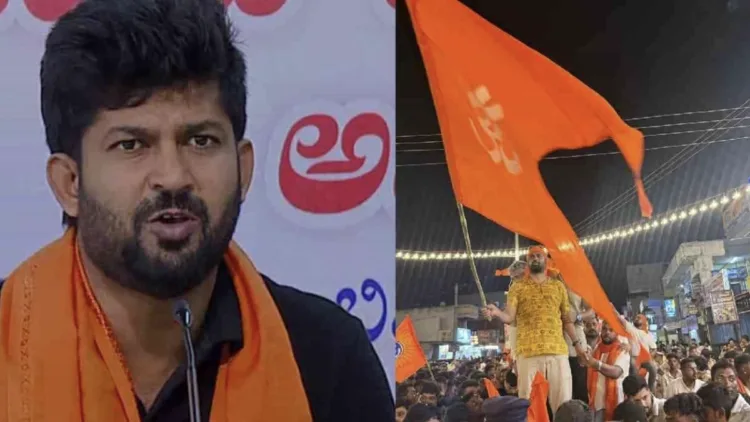 Former MP Pratap Simha has been booked over alleged provocative remarks during a Ganesh procession