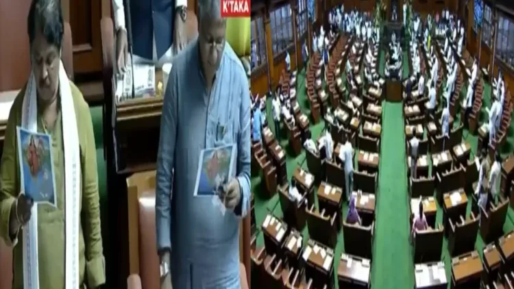 BJP MLAs recite the full version of Vande Mataram inside the Karnataka Assembly