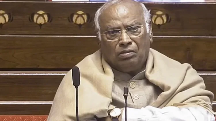 Rajya Sabha Opposition Leader Mallikarjun Kharge