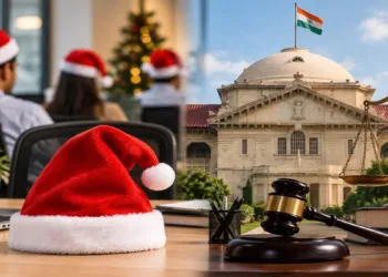 Allahabad High Court issued a sharp warning to a workplace for compelling employees to wear Santa Claus caps