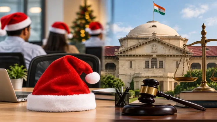 Allahabad High Court issued a sharp warning to a workplace for compelling employees to wear Santa Claus caps