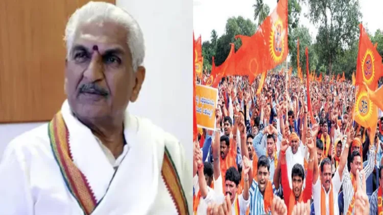 RSS Karyakarta Dr Kalladka Prabhakar Bhat (Left) gets notice in connection with the murder of Abdul Rahiman, VHP and Bajrang Dal announce protest.