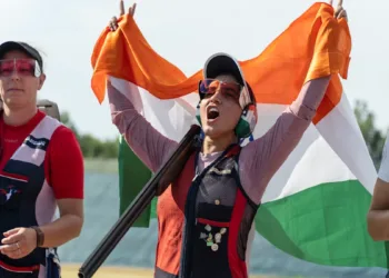 Neeru Dhanda won historic gold in the women's individual trap event at the Asian Games 2026