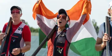 Neeru Dhanda won historic gold in the women's individual trap event at the Asian Games 2026