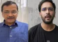 Arvind Kejriwal (Left), Former AAP spokesperson Ashutosh Ranka (Right)
