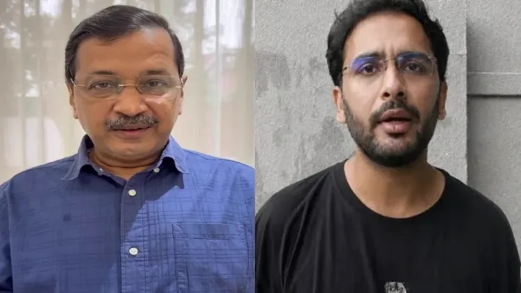 Arvind Kejriwal (Left), Former AAP spokesperson Ashutosh Ranka (Right)