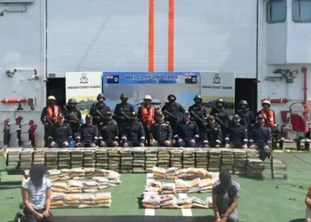 The Indian Coast Guard and Gujarat ATS seized 526 kg of drugs and arrested five Pakistani nationals in Arabian Sea