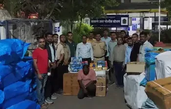 The consignment was being transported from Madhya Pradesh.