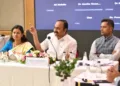 Keralam CM VD Satheeshan (Middle)