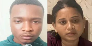 Victor Dasaba, a Ghanaian citizen, and Riya Khan,a resident of Madhya Pradesh