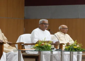 RSS Sah Sarkaryawah Dr Krishna Gopal ji addressing the gathering