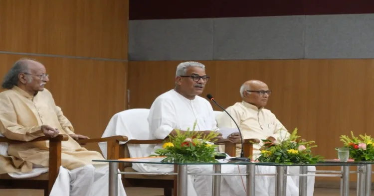 RSS Sah Sarkaryawah Dr Krishna Gopal ji addressing the gathering