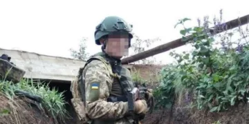 Alexander, 49, a Ukrainian soldier who had fought against Russian forces, was stabbed to death by his 15-year-old son in Dortmund, Germany.