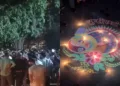 On October 23, 2024, students disrupted an ABVP Diwali celebration at Jamia Millia Islamia by stomping on Rangolis and extinguishing diyas