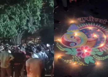 On October 23, 2024, students disrupted an ABVP Diwali celebration at Jamia Millia Islamia by stomping on Rangolis and extinguishing diyas
