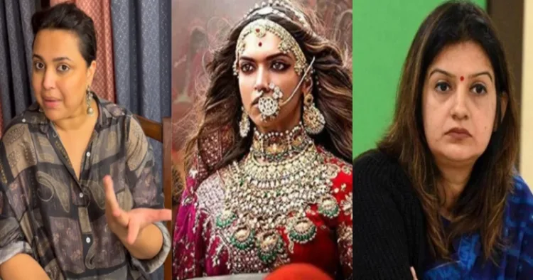 Actor Swara Bhasker (Left) and Rajya Sabha MP Priyanka Chaturvedi (Right)