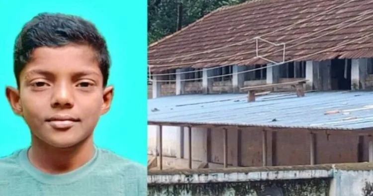 13-year-old Class 8 student Mithun Manu died after being electrocuted by a sagging live wire on his school roof in Kollam