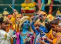 Janmashtami was celebrated across the country with midnight prayers, temple rituals and aarti, marking the birth of Bhagwan Krishna