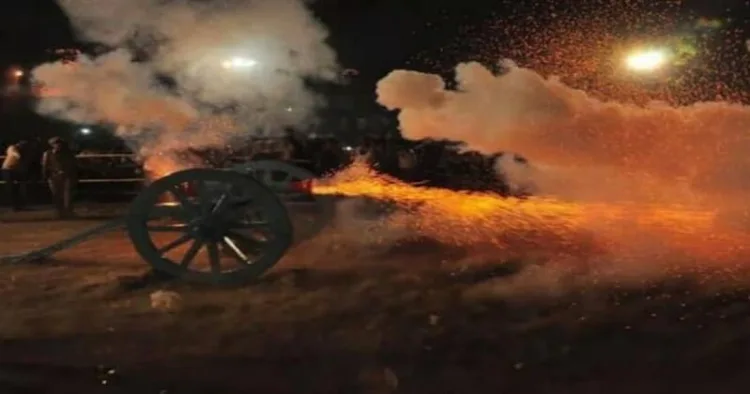 A unique 21-gun salute marked Bhagwan Krishna’s birth at Rajasthan’s historic Shrinathji Mandir as Janmashtami celebrations unfolded across India